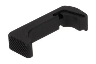 Rival Arms Glock Gen4 Extended Magazine Release features a black anodized finish